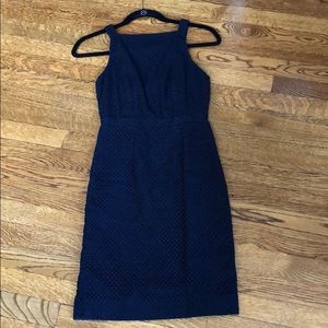 JCrew Navy Blue Sheath Dress